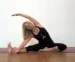 Annemarie Yoga Sidebend Sitting